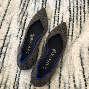 Walnut python rothy’s size 6